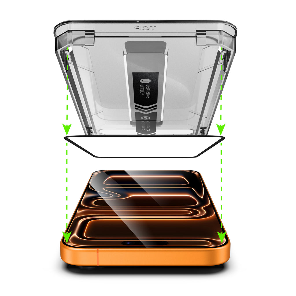 GigaPaket Panzerglas Schutzfolie – 9H Hartglas, HD & Privacy Optionen, Kratzfest & Blasenfrei – kompatibel mit iPhone 17/17 Pro / 17 Pro Max / 17 Air (Iphone 17 - Privacy)
